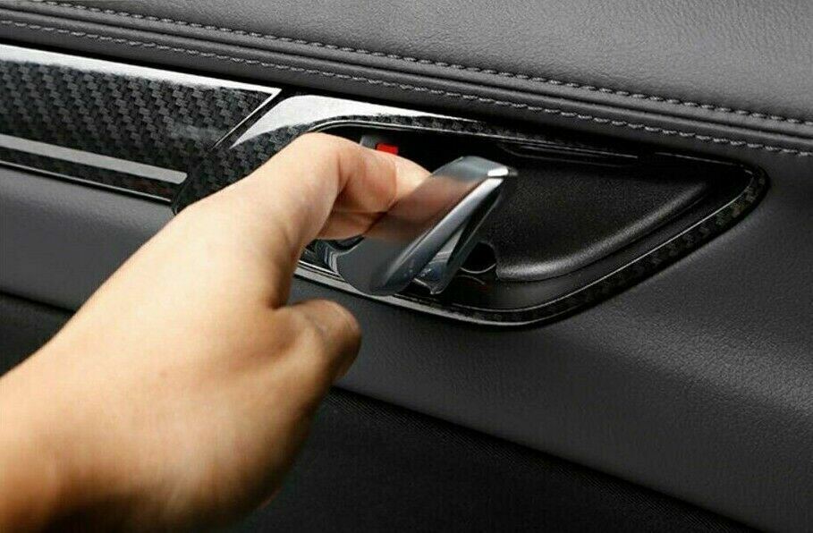 Passend für Mazda CX-5 CX5 Türblenden Rahmen für Tür in Carbon Optik Blenden
