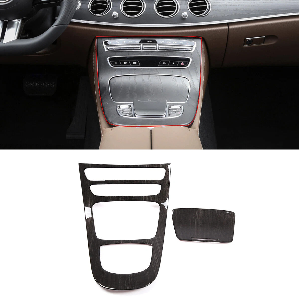 Passend für Mercedes W213 Gangschaltung Blende