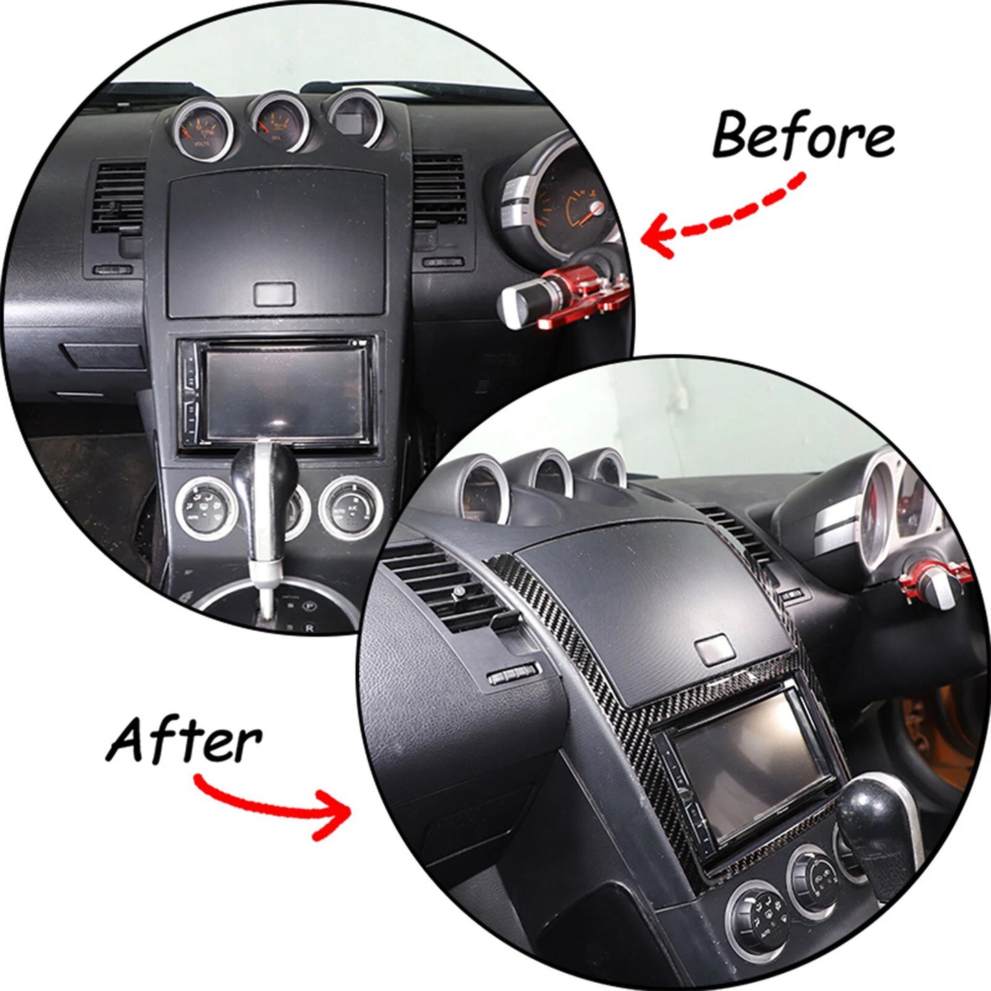 Passend für Nissan 350Z 2003-2006 Navigation Blende