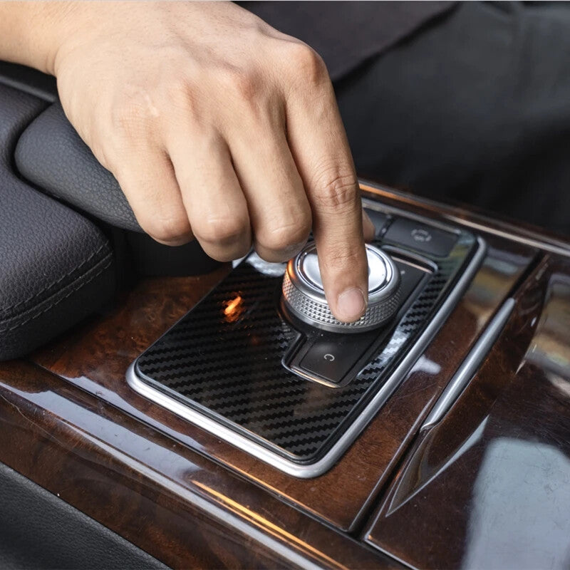 Passend für Mercedes E Klasse W212 2009-2011 Mittelkonsole Rahmen Blende Carbon