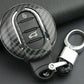 Passend für Bmw Mini Cooper Carbon Schlüssel Cover Hülle