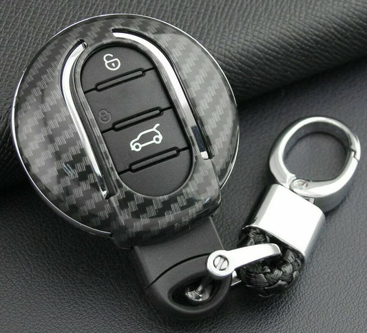 Passend für Bmw Mini Cooper Carbon Schlüssel Cover Hülle