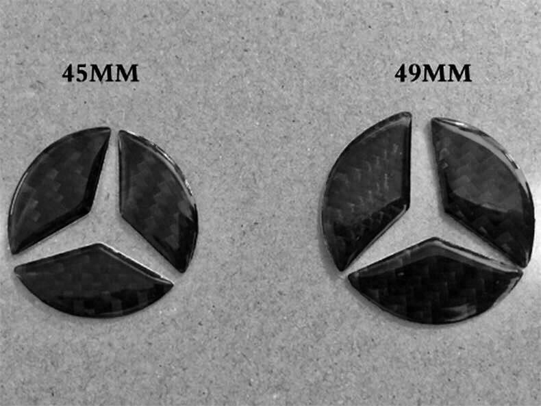Passend für Lenkrad Abdeckung Blende Passend Für Mercedes Benz 45 mm GLE GLA GLC AMG C Class