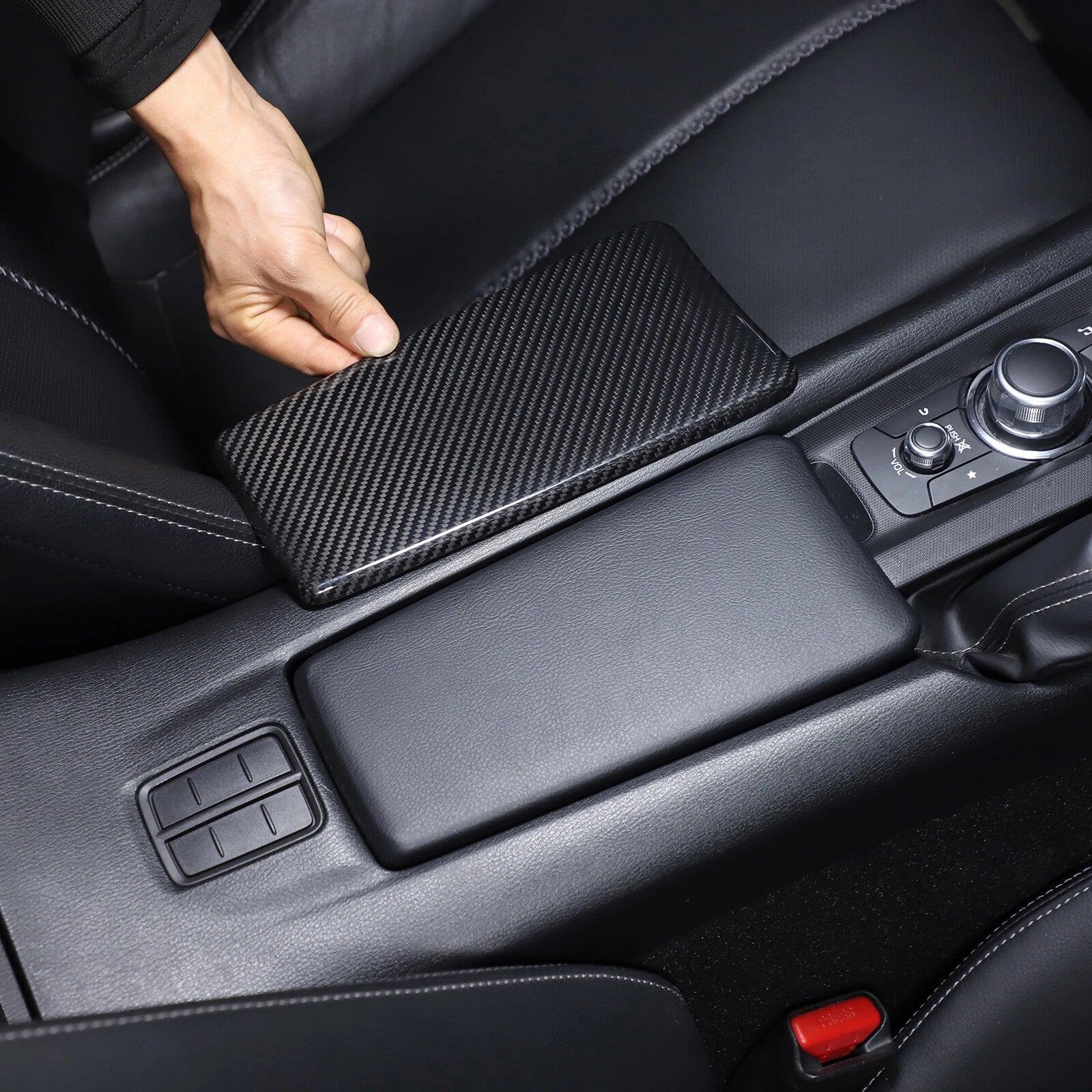 Passend für Fiat 124 Spider 2016-2024 Mittelkonsole Blende