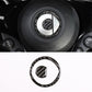 Passend für Benz Smart Fortwo Lenkrad Blenden Abdeckung Carbon