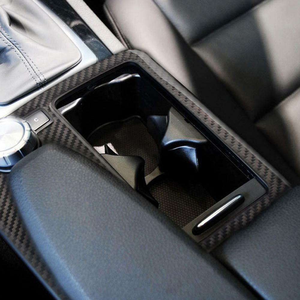 Passend für Mercedes Benz W204 W212 Carbon Mittelkonsole Rahmen Blende Schutz