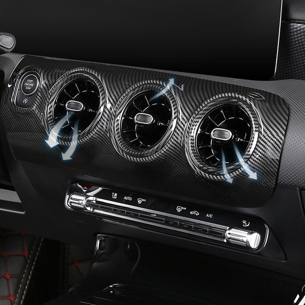 Passend für Mercedes Benz A W177 V177 CLA W118 C118 Carbon Blende Lüftung Armatur