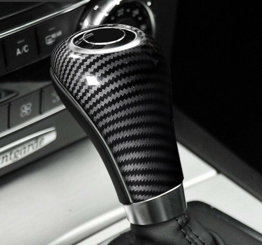 Passend für Mercedes A C E CLS G GLK Carbon Schaltung Blende Schaltknauf