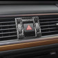 Passend für Audi A6 C7 2012-18 Warnblinklicht Rahmen Zierrahmen aus Carbon