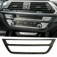 Passend für Radio Klima Rahmen Blende Zierblende Carbon Optik Passend Für BMW X3 G01