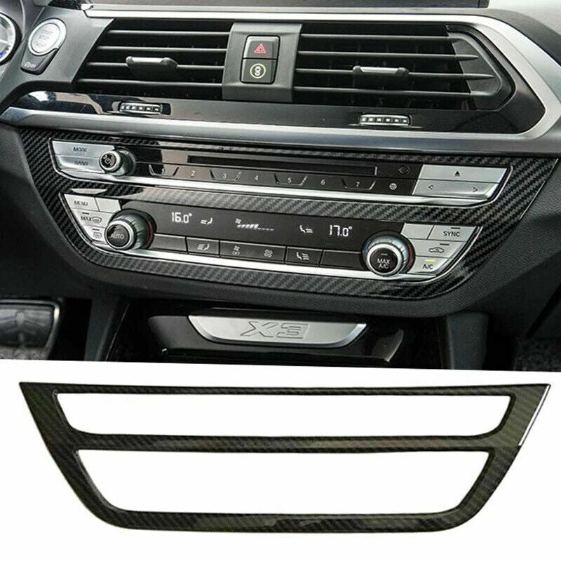 Passend für Radio Klima Rahmen Blende Zierblende Carbon Optik Passend Für BMW X3 G01