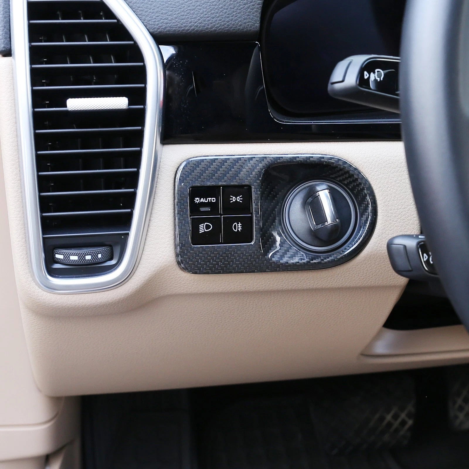 Passend für Porsche Cayenne 2019-2023 Lichtschalter Blende