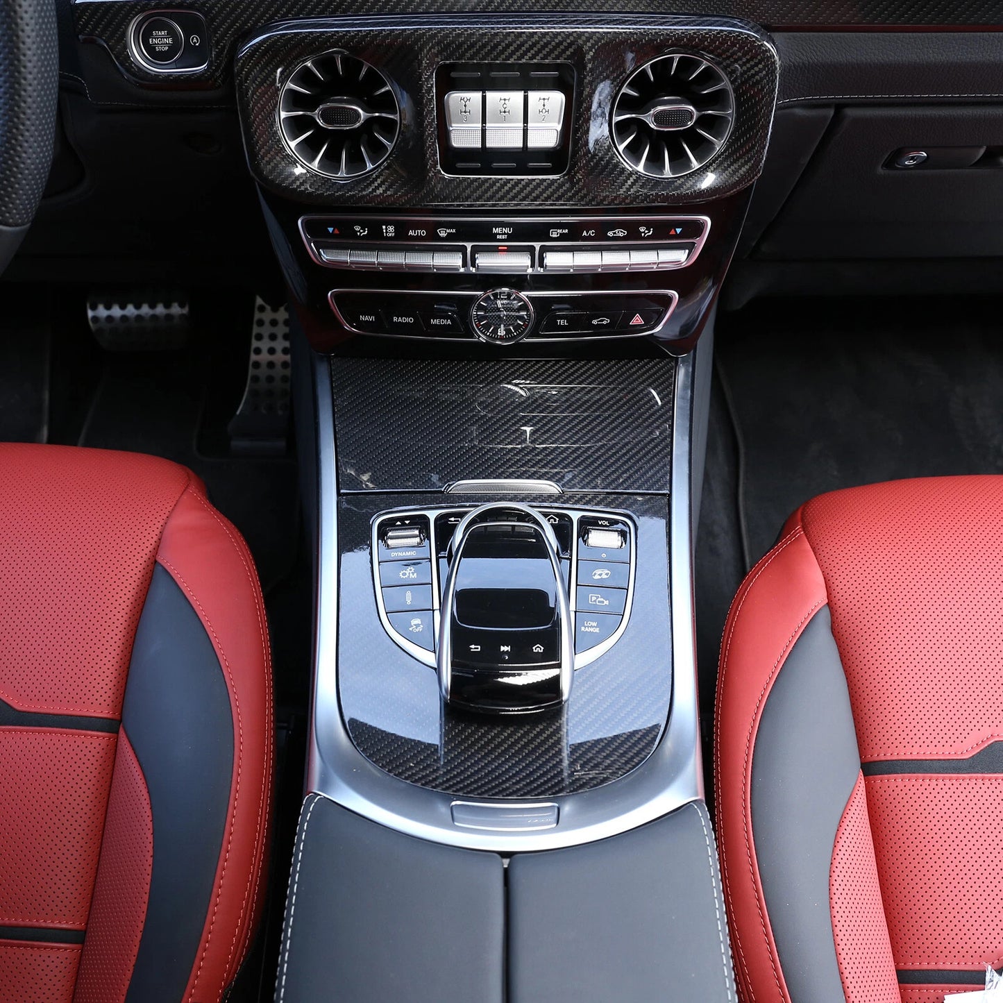 Passend für Mercedes G Klasse W463 2019-2020 Mittelkonsole Blende