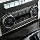Passend für Mercedes Benz W204 2007 - 2013 Radio Blende Carbon Rahmen Abdeckung