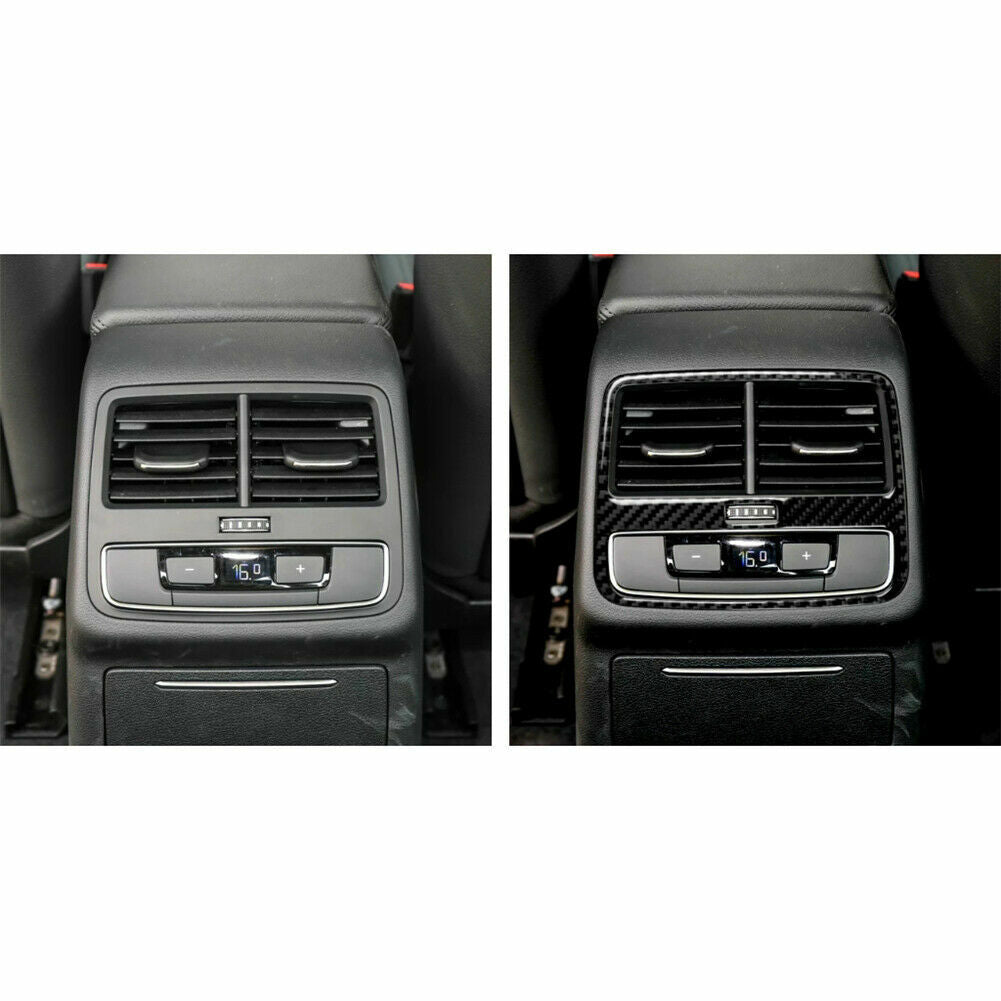 Passend für Audi A4 B9 Lüftung Blende Rahmen Zierblende Abdeckung Hinten