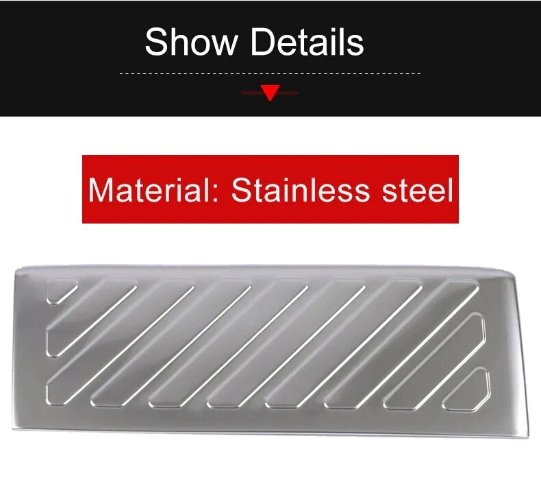 Passend für VW Golf 8 2021 Fußablage Blende Zierblende Abdeckung Silber