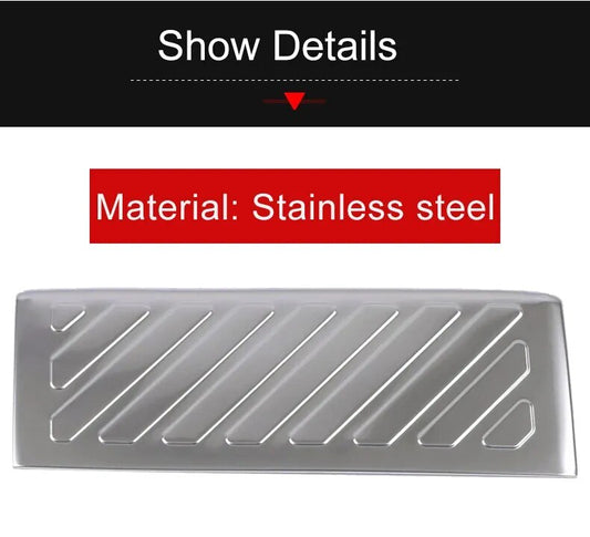 Passend für VW Golf 8 2021 Fußablage Blende Zierblende Abdeckung Silber