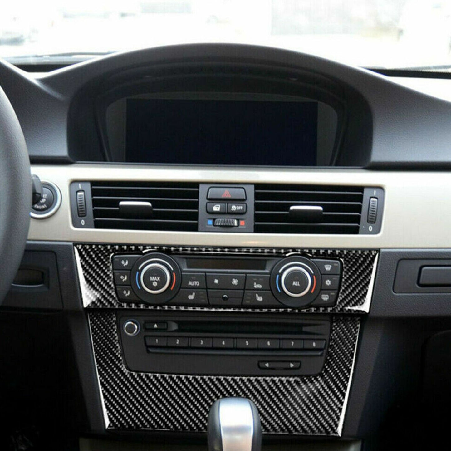 Passend für BMW E90 E92 E93 2005-2012 Radio Blenden Rahmen Zierblenden Abdeckung