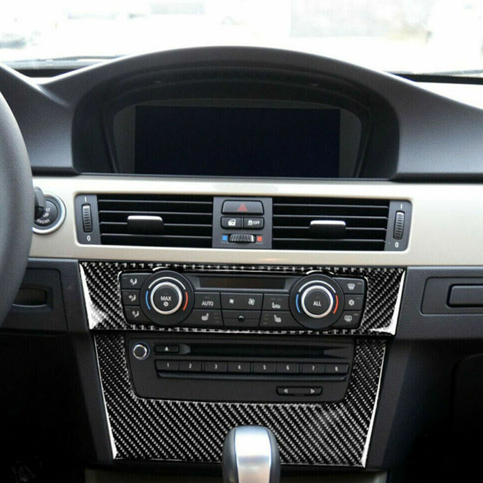 Passend für BMW E90 E92 E93 2005-2012 Radio Blenden Rahmen Zierblenden Abdeckung