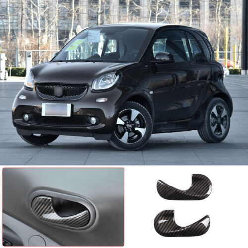 Passend für Smart Fortwo 453 Türgriffe Blenden Abdeckung Carbon