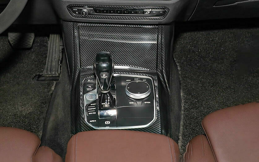 Passend für BMW 3 G20 Mittelkonsole Abdeckung Blenden Rahmen Tuning Carbon