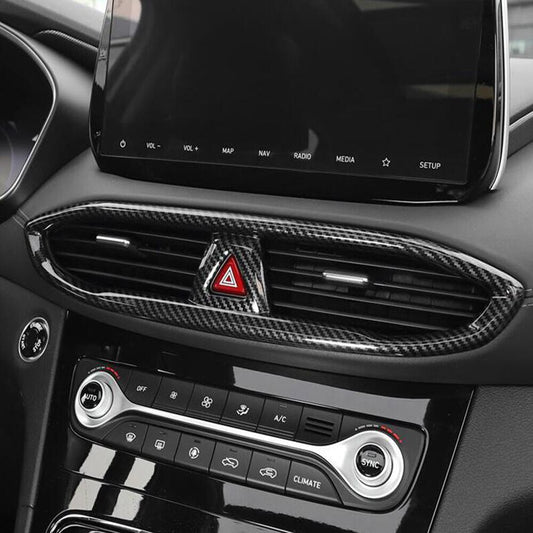 Passend für Hyundai Santa Fe Klima Lüftung Blenden Abdeckung Tuning