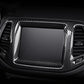 Passend für Jeep Compass Carbon Display Lüftung Blende Zierrahmen Abdeckungen