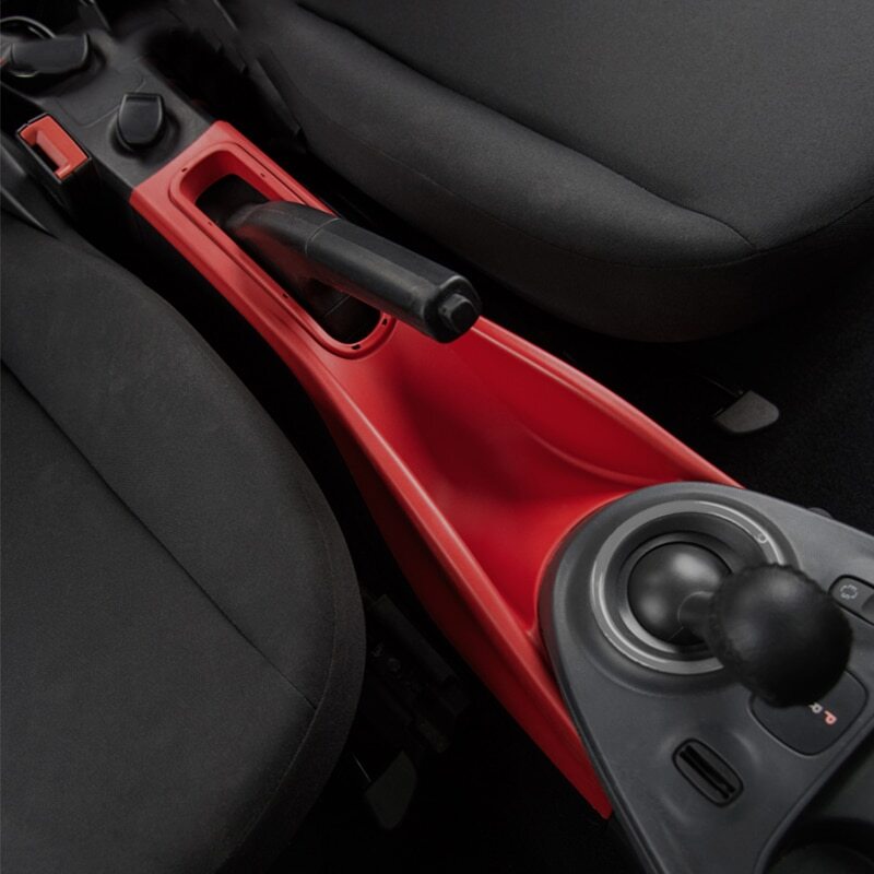Passend für Smart 453 Fortwo Forfour Mittelkonsole Blende Abdeckung Rahmen Rot