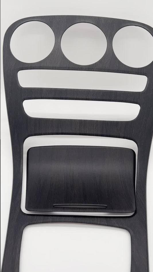 Passend für Mittelkonsole Schalttafel Passend Für Mercedes Benz C Klasse W205 GLC Holz Optik