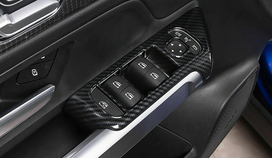 Passend für Mercedes-Benz GLA Fensterheber Blende Rahmen Tuning Carbon