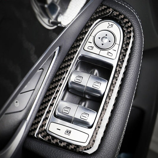 Passend für Mercedes Benz W205 GLC Fensterheber Carbon Blende