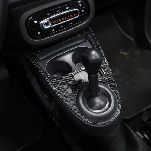 Passend für Smart Fortwo 453 Mittelkonsole Blenden Abdeckung Carbon