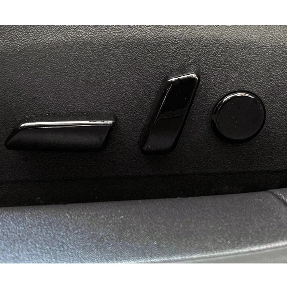 Passend für TESLA Model 3 2019 Sitzverstellung Blende Zierblende Abdeckung Schwar