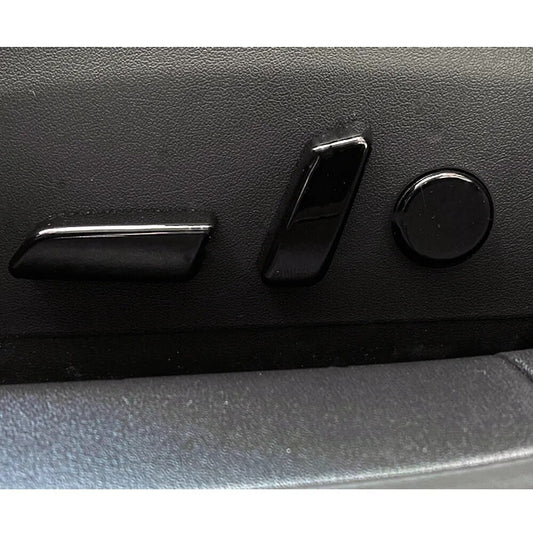 Passend für TESLA Model 3 2019 Sitzverstellung Blende Zierblende Abdeckung Schwar
