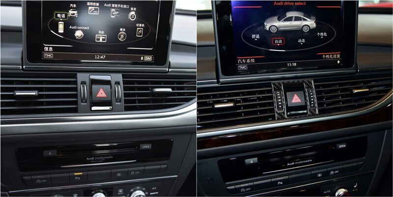 Passend für Audi A6 C7 2012-18 Lüftung Blenden Abdeckung Tuning