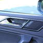 Passend für VW Tiguan 2016 2017 2018 Fensterheber Blende Carbon Schutz Armlehne