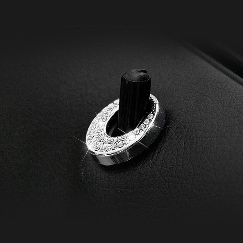 Passend für Mercedes GLA GLK E Klasse Türpin Rahmen Blende Silber Glitzer Strass
