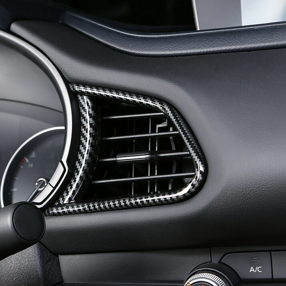 Passend für Mazda CX30 Lüftungsdüsen Blenden Abdeckung Zierrahmen Carbon