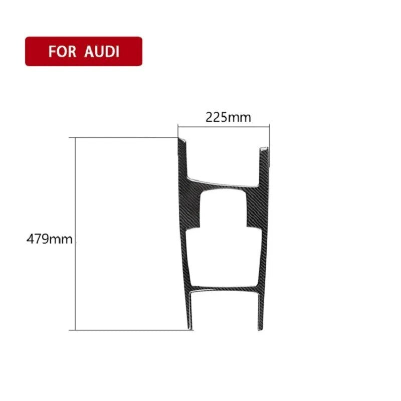 Passend für Audi A6 S6 C6 4F 2005-11 Mittelkonsole Blende Abdeckung Rahmen Carb