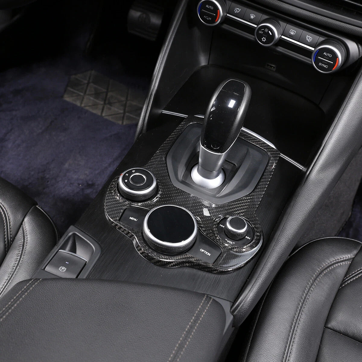 Passend für Alfa Romeo Giulia 2017-2019 Gangschaltung Blende
