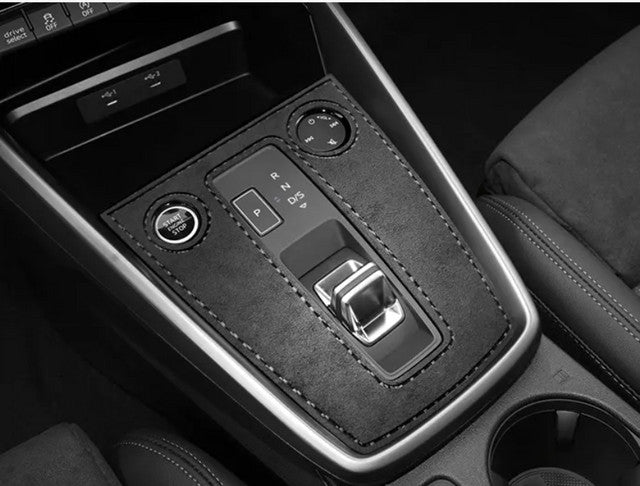 Passend für Audi A3 8Y Wildleder Mittelkonsole Blenden Anthrazit