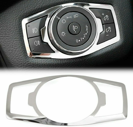 Passend für Ford Focus 3 Mk 3 Mk 4 Edelstahl Lichtschalter Rahmen Blende