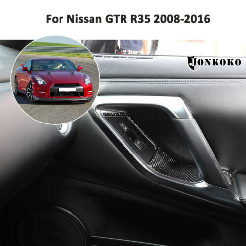 Passend für Nissan GTR R35 Fensterheber Blenden Abdeckung Carbon