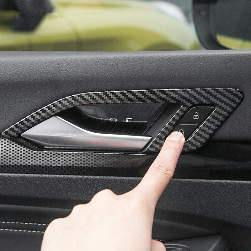 Passend für Golf 8 MK8 Türgriff Blenden Abdeckung Rahmen Carbon