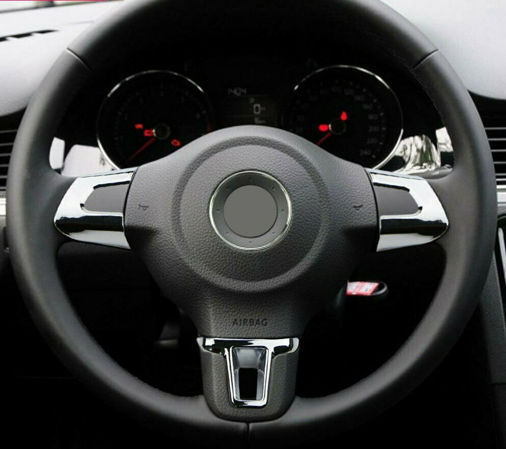 Passend für VW Golf 6 MK6 Polo Jetta MK5 Polo Bora Lenkrad Blende Rahmen Tasten