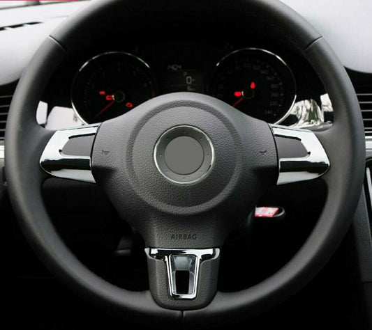Passend für VW Golf 6 MK6 Polo Jetta MK5 Polo Bora Lenkrad Blende Rahmen Tasten