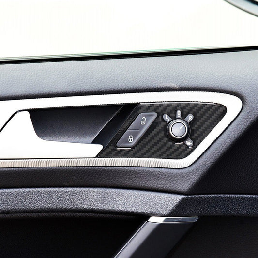 Passend für 4 tlg. passend Für VW Golf 7 MK7 GTI Türgriffe Griff Schutz Blenden in Carbon