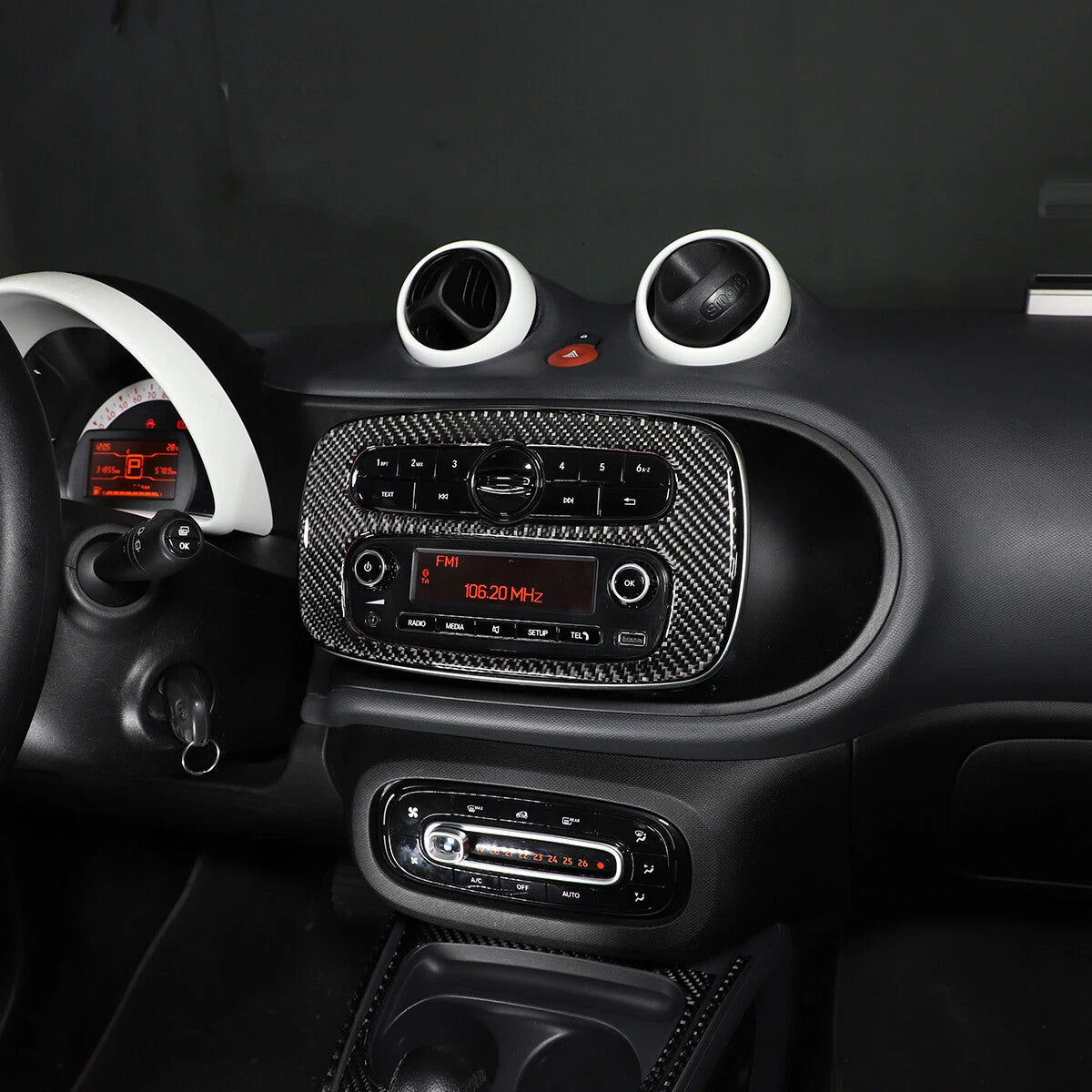 Passend für Smart Fortwo 453 2016 Mittelkonsole Blende