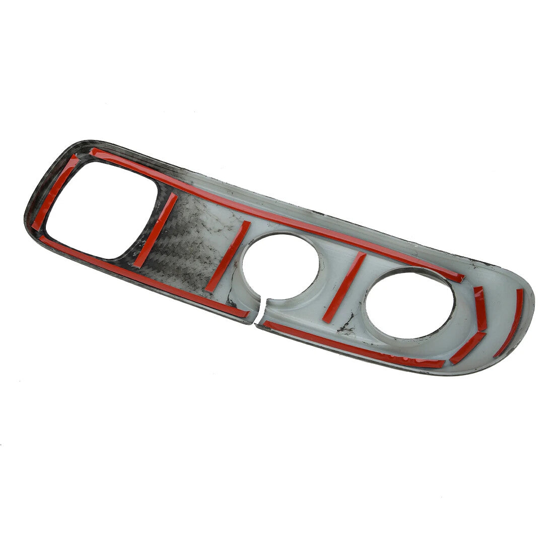 Passend für Smart Fortwo 451 Mittelkonsole Gangschaltung Rahmen Blende Carbon