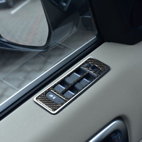 Passend für Land Rover Fensterheber Blenden Abdeckung Carbon